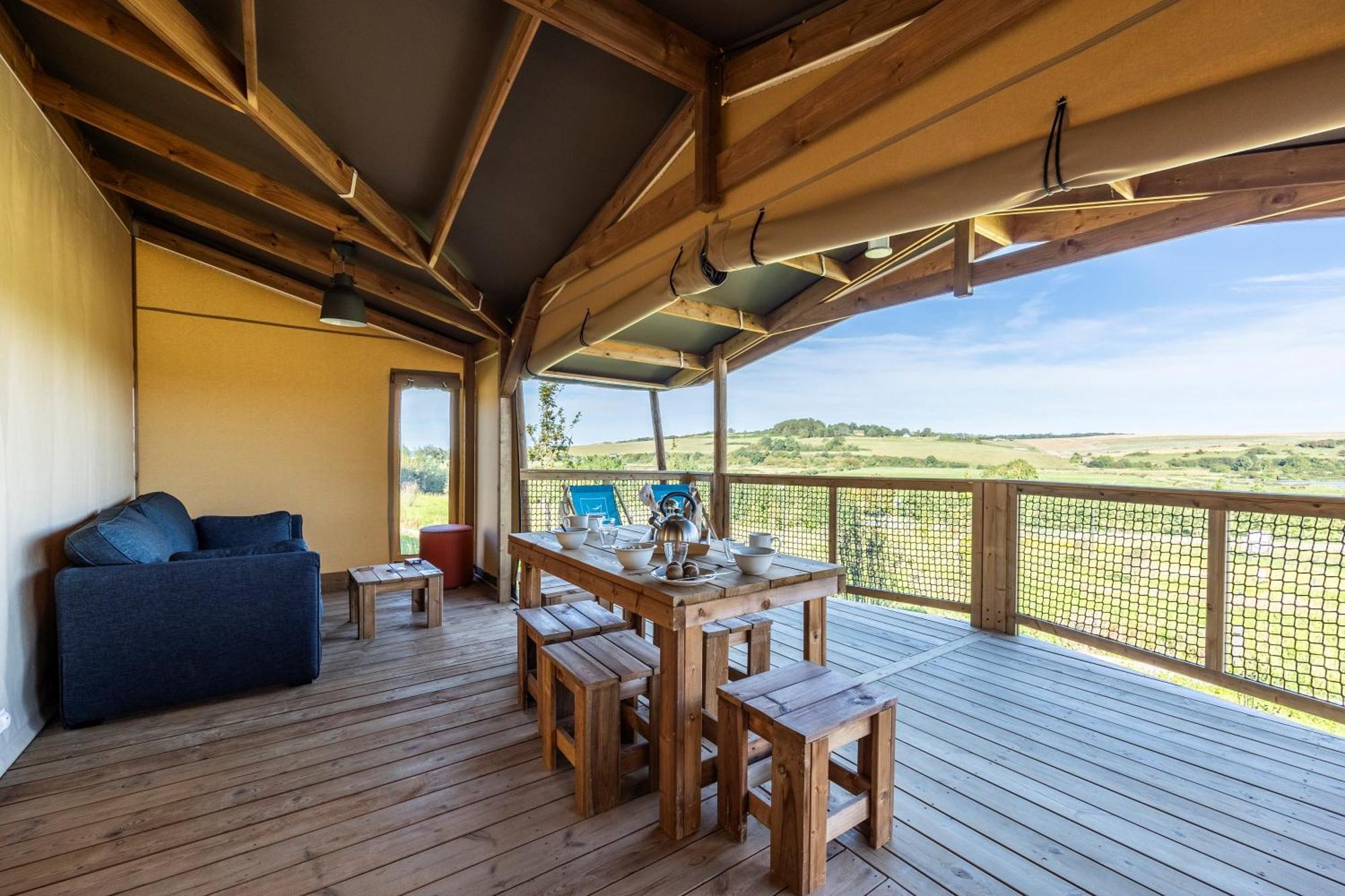 Camping Domaine Saane Et Mer Quiberville Bagian luar foto