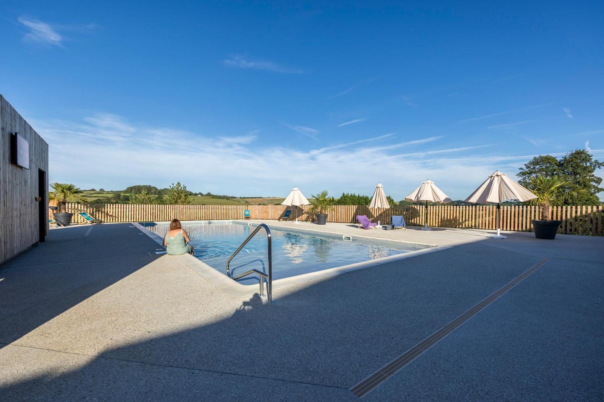 Camping Domaine Saane Et Mer Quiberville Bagian luar foto